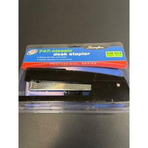 Swingline 747 Classic Desk Stapler Black All Metal Professional Series -- New